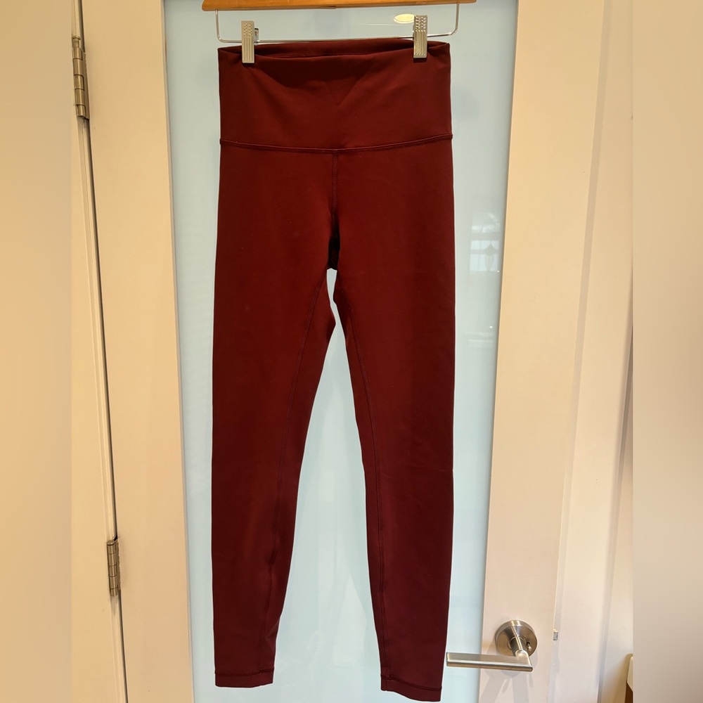 lululemon athletica Burgundy Leggings